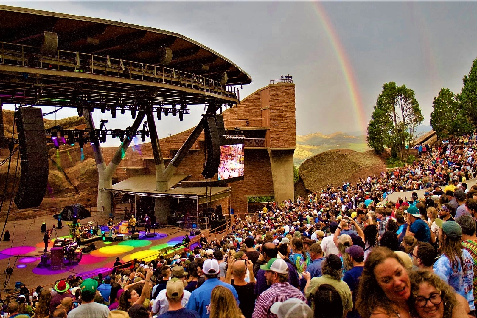 Private transportation to Red Rocks in luxury car